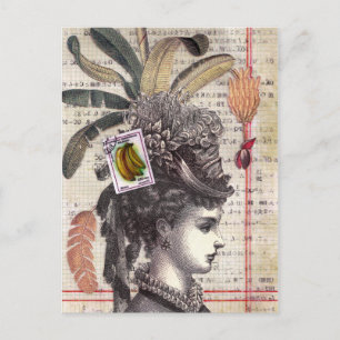 Banana Lady Postkarte