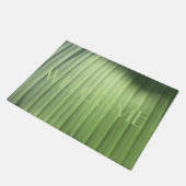 Banana Leaf Closeup Fußmatte (Schrägansicht)