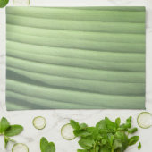 Banana Leaf Closeup Küchentuch (Gefaltet)