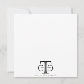 Banana Leaf Geburtstagskarte Dankeskarte (Rückseite)