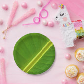 Banana Leaf Macro Pappteller (Party)