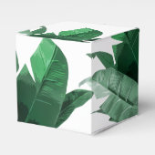 Banana Leaf Print Square Gefallen Box Geschenkschachtel (Vorderseite)