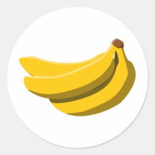 Banana Madness! Runder Aufkleber