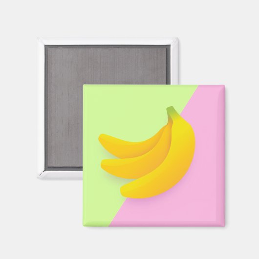 Banana Magnet (Vorderseite/Rückseite)