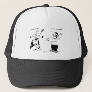 Banana Man Funny Cartoon Hat Truckerkappe