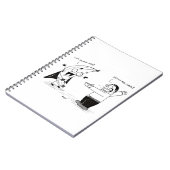 Banana Man Funny Cartoon Notebook Notizblock (Linke Seite)