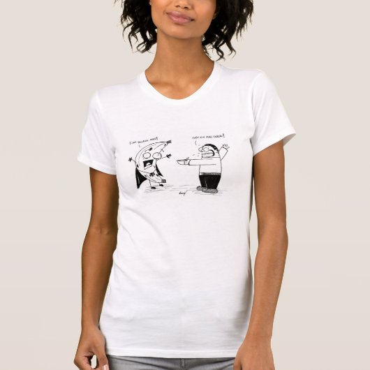 Banana Man Funny Cartoon Shirt (Vorderseite)