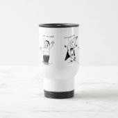 Banana Man Funny Cartoon Travel Mug Reisebecher (Mittel)