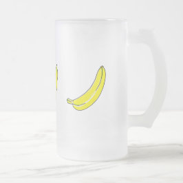 Banana Mattglas Bierglas