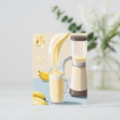 Banana Milkshake, Postüberweisung Postkarte (Stehend Vorderseite)