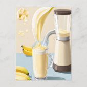 Banana Milkshake, Postüberweisung Postkarte (Vorderseite)