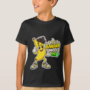 BANANA-MODUS AKTIV Lustiger süßer Bananen-Charakte T-Shirt