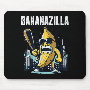 Banana Monster Bananazilla Funny Frucht Meme Men K Mousepad