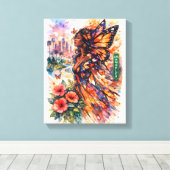 Banana Moon Over Turquoise Seas Leinwanddruck (Insitu (Holzboden))