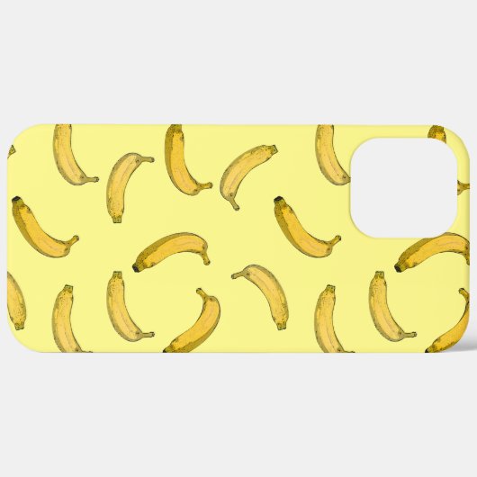 Banana Muster Sketch Version Case-Mate iPhone cas Case-Mate iPhone Hülle (Rückseite / Rechts)