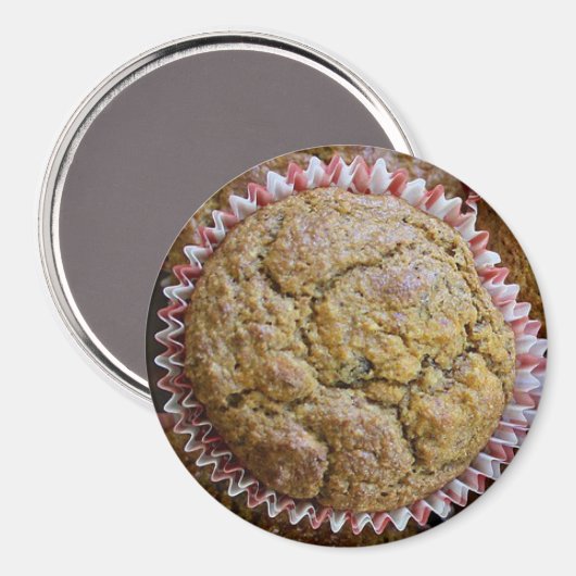 Banana Nut Muffin Food Magnet (Vorderseite/Rückseite)