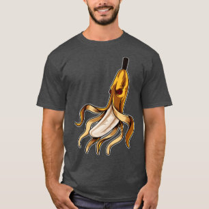 Banana Octopus Unterwasser-Vitamine T-Shirt