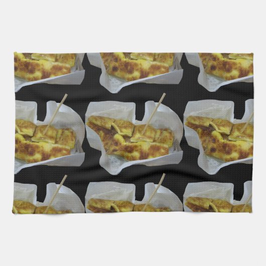 Banana Pancake [Roti Kluai Khai] Geschirrtuch (Horizontal)