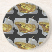 Banana Pancake [Roti Kluai Khai] Sandstein Untersetzer (Vorne)