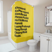 Banana Pancake Trail / Circuit Duschvorhang (Beispiel)