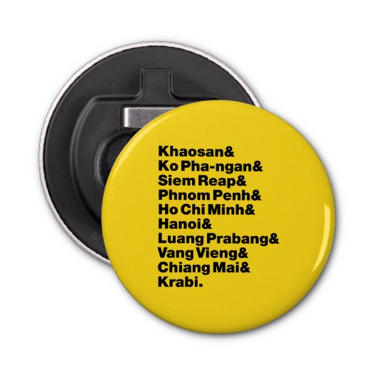 Banana Pancake Trail / Circuit Flaschenöffner (Vorderseite)