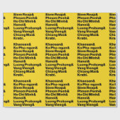 Banana Pancake Trail / Circuit Geschenkpapier (Flach)