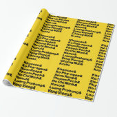 Banana Pancake Trail / Circuit Geschenkpapier (Ungerollt)