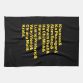 Banana Pancake Trail / Circuit Geschirrtuch (Horizontal)