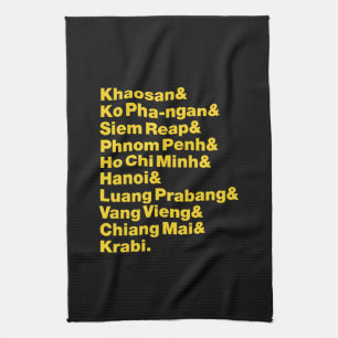 Banana Pancake Trail / Circuit Geschirrtuch