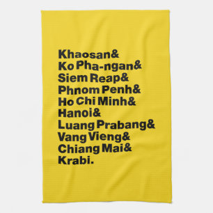 Banana Pancake Trail / Circuit Geschirrtuch