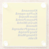 Banana Pancake Trail / Circuit Glasuntersetzer (Rückseite)