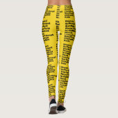 Banana Pancake Trail / Circuit Leggings (Rückseite)