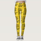 Banana Pancake Trail / Circuit Leggings (Vorderseite)