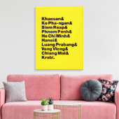 Banana Pancake Trail / Circuit Leinwanddruck (Insitu (Wohnzimmer))