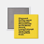Banana Pancake Trail / Circuit Magnet (Vorderseite/Rückseite)