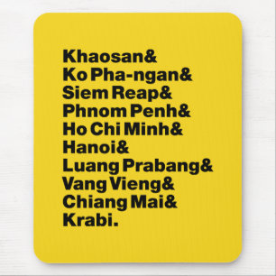 Banana Pancake Trail / Circuit Mousepad