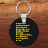 Banana Pancake Trail / Circuit Schlüsselanhänger (Vorderseite)