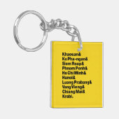 Banana Pancake Trail / Circuit Schlüsselanhänger (Vorderseite links)