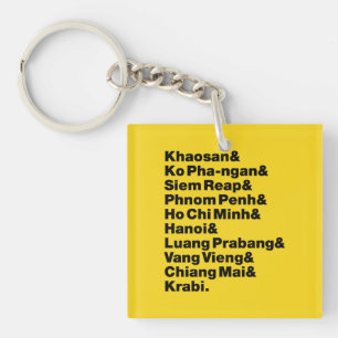 Banana Pancake Trail / Circuit Schlüsselanhänger