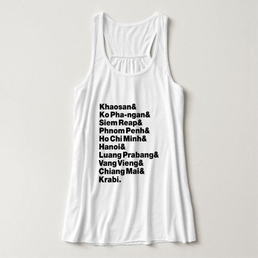 Banana Pancake Trail / Circuit Tank Top (Design Vorderseite)