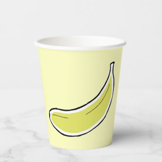 Banana Pappbecher (Vorderseite)
