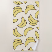 Banana Parade Butter Gelb Strandtuch (Vorderseite)