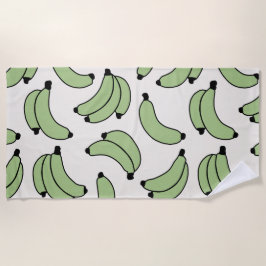 Banana Parade Sage Green Strandtuch