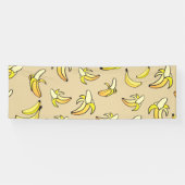 Banana Pattern Banner (Horizontal)
