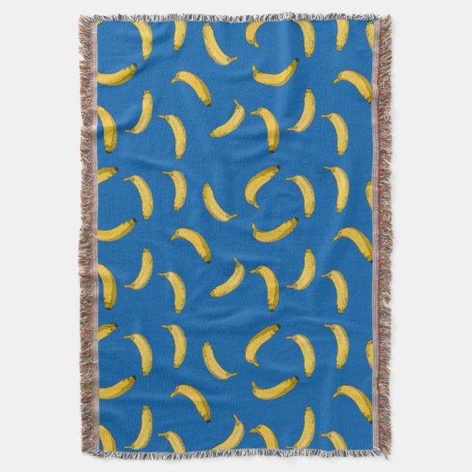 Banana Pattern Decke (Vorderseite Vertikal)