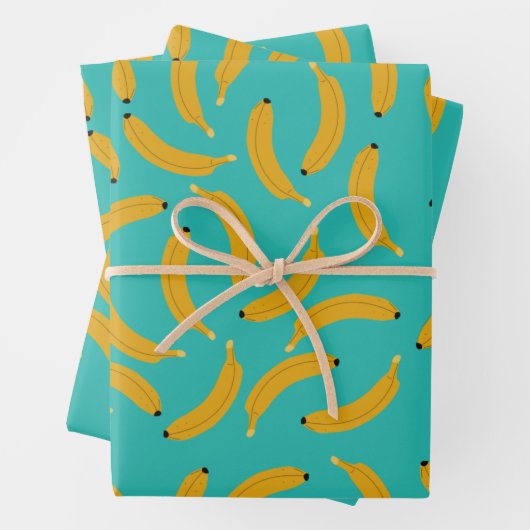 Banana Pattern Geschenkpapier Set (Beispiel)