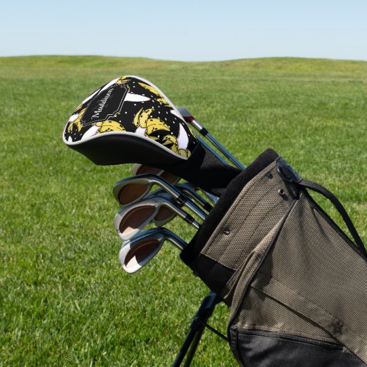 Banana Pattern Golf Headcover (In SItu)