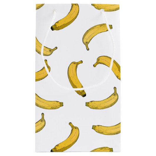 Banana Pattern Kleine Geschenktüte (Rückseite)