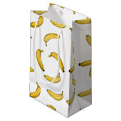 Banana Pattern Kleine Geschenktüte (Vorderseite Schrägansicht)