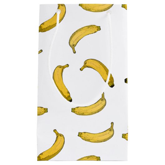 Banana Pattern Kleine Geschenktüte (Vorderseite)